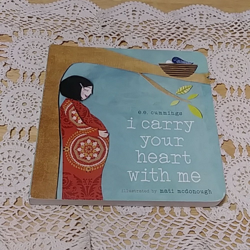 Book Sale! 3 for $10! e.e. cummings I carry your heart with me board book